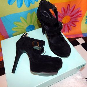 Jessica Simpson JP-Elise Black Platform Heels, Size 6.5